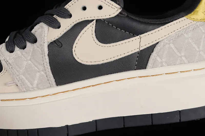 All categories Air Jordan Jordan series basketball shoes Air Jordan 1 Low Air Jordan 1 Elevate Low SE "Wolf Grey" Little AJ thick-soled retro basketball shoes DV1494-001